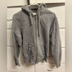 GAP Men's Gray Zip-Up Sweater